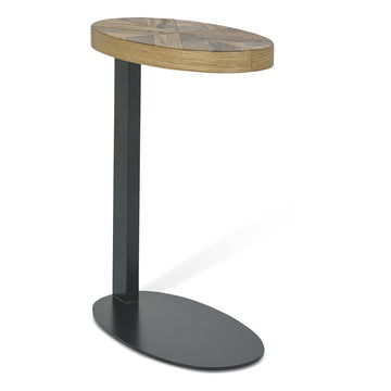 Bentley Designs Ellipse Rustic Oak Sofa Table